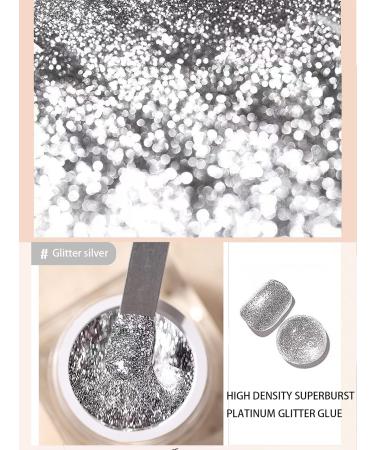 Buy 3 Boxes Glitter Gel Nail Polish | 3D Gold Silver Rose Gold Holographic Chrome for Salon & DIY Nail Art - Buy Online on SooperMarket.com