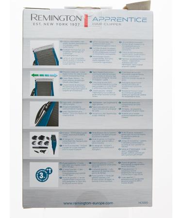 Remington Hair Clipper - Self-Sharpening Stainless Steel Blades: 0.5-18 mm - Adjustment Lever Mains Operated Hair Trimmer Set: 5 Accessory Combs Hairdressing Set Hair Clipper HC5020 - Buy Online on SooperMarket.com