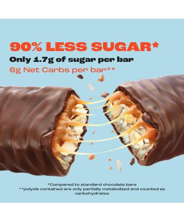 Ahead ACHIEVE Keto Chocolate Bars 18x35g Coconut Almond | Low Carb, Sugar Free, 100% Natural with MCT-Fats | Keto & Healthy Snacks 18 Count - Buy Online on SooperMarket.com