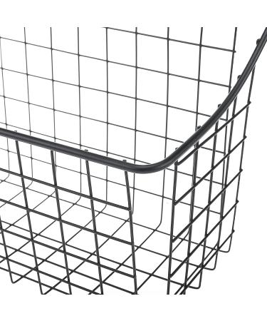 TSCTBA XMSound 2 Pack Grid Storage Baskets with Hooks - Over Cabinet Door Organizer for Kitchen & Bathroom - Buy Online on SooperMarket.com