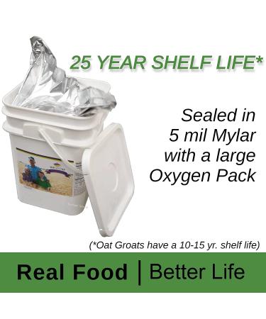 Wheatland Soft White Wheat Berries - Farm Fresh Emergency Food Storage with 25 Year Shelf Life - Non-GMO, Chemical-Free, Premium Quality - Buy Online on SooperMarket.com