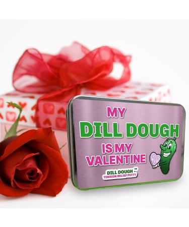 Valentine's Dill Dough - Playful Edible Gift for Her or Him Heart-Shaped Unique Present Delicious Fun for Romantic Occasions & Special Celebrations - Buy Online on SooperMarket.com