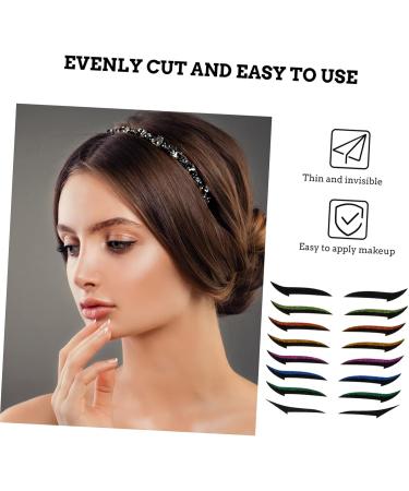 BELLIFFY 36 Pairs Glitter Eyeliner Instant Reusable Double Eyelid Tapes Eyeliner Strips for Eyes Sticker - Buy Online on SooperMarket.com