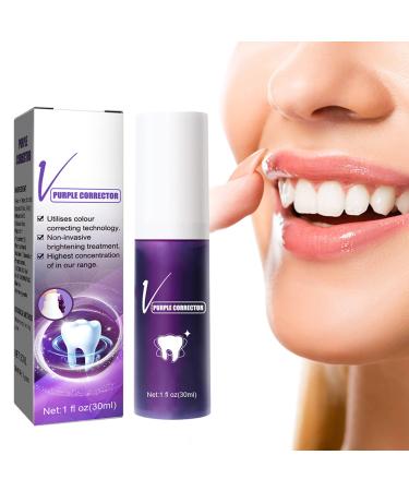 Whitening toothpaste purple toothpaste tooth whitening toothpaste toothpaste for white teeth natural tooth whitening toothpaste brightening stain removal tea tooth color corrector lighten teeth gum repair