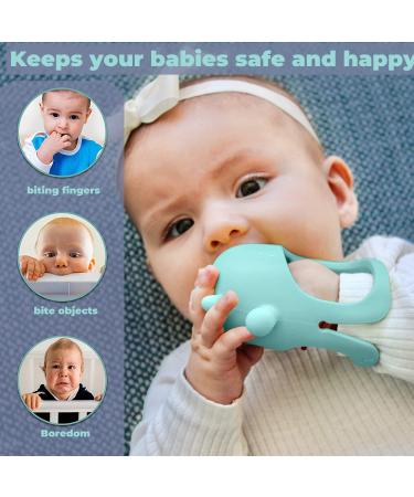 Towwi Hippo Teething Toy for Babies 0-12 Months | Chew Toys for Sucking Needs | Hand Pacifier Baby Toy - Buy Online on SooperMarket.com