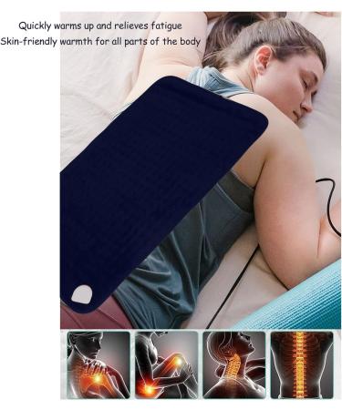 Buy Alomejor 6-Segment Electric Heating Pad - Temperature Control LED Display Auto Shut-off - Perfect for Bedroom Comfort - International Shipping Available - Buy Online on SooperMarket.com