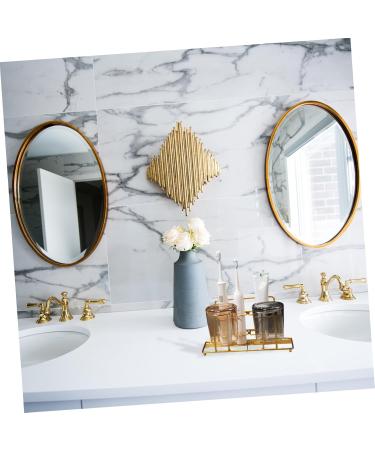 Zerodeko 2-Pack Rustproof Toothbrush Holder & Cup - Elegant Bathroom Organizer for Toothbrushes Razors & Makeup Brushes - Light Luxury Steel Design (24x14cm) - Buy Online on SooperMarket.com