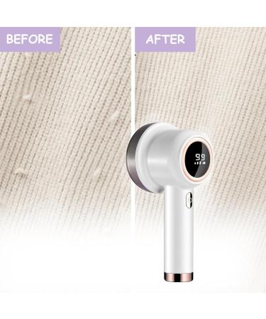 Electric Lint Remover - 3-Speed Fabric Shaver with LED Display & 6 Cutter Blades - Portable Bobble & Debobbler for Clothes - Buy Online on SooperMarket.com