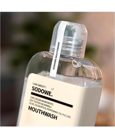 SODOWE Vegan Oil-Pulling Mouthwash 9.46 fl oz - Colorless & Odorless Non-Alcohol Oral Rinse - Buy Online on SooperMarket.com