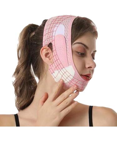 Double Chin Reducer - V Lines Lifting Belt Double Chin Reducer - Face Lifting Belt Chin Strap Facial Slimming Strap Reusable V Lines Belt For Firming Contours Jawlines Shaper - Buy Online on SooperMarket.com