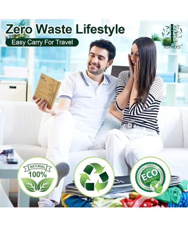 ASPACES Reusable Makeup Remover Pads - 20 Packs Natural Bamboo Cotton Rounds Eco-Friendly for All Skin Types with Cotton Laundry Bag White - Buy Online on SooperMarket.com