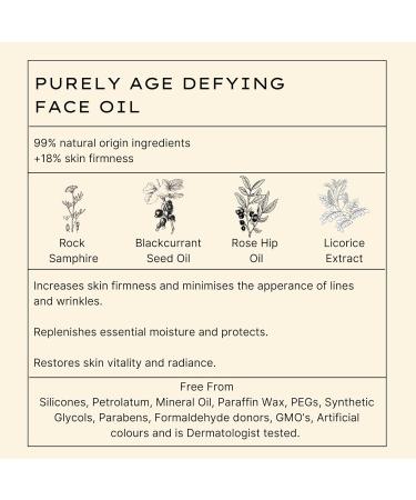 Jurlique Purely Age-Defying Firming Face Oil - Anti-Aging Serum - Buy Online on SooperMarket.com