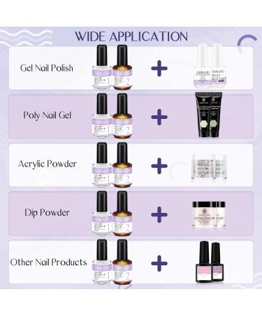 Saviland Acrylic Powder Set - 36 Colors with Nail Dehydrator and Non-acid PH Bond - Buy Online on SooperMarket.com