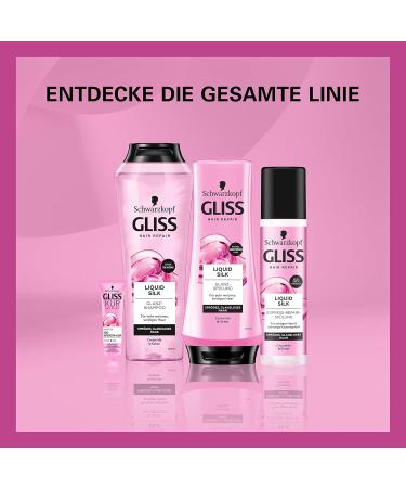 Gliss Flushing Liquid Silk 200ml - Nourishing Rinse for Shiny Supple Hair | Repair Brittle Hair - Buy Online on SooperMarket.com