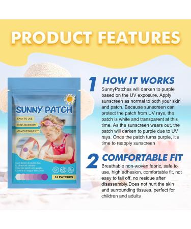 Stickers High Adhesion Sunscreen Detection Patch for Outdoor Use - Buy Online on SooperMarket.com