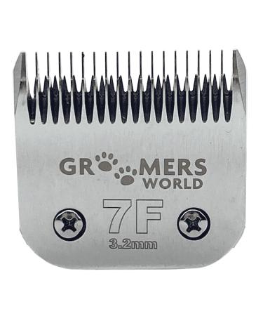 Groomers World A5 Detachable Blade - Made of Extra Durable Japanese Steel Fits Most Andis Oster Wahl Clippers (7F)