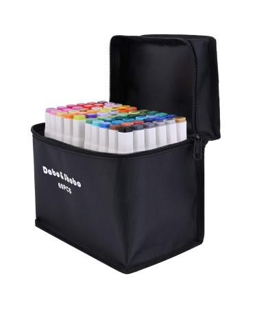Dabo&Shobo 60 Colors Alcohol Markers, drawing markers, Dual Tip Art Markers, Fine & Chisel Coloring Marker, Chisel Coloring Markers for Kids Sketching Adult Coloring