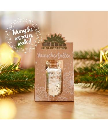 City Gardeners Wunsch F ller - Handmade Small Pustblumen Umbrella | Perfect Birthday & Wedding Gift | Unique Lucky Glass from Germany - Buy Online on SooperMarket.com