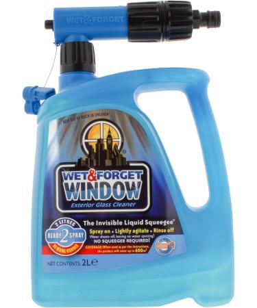 Wet & Forget Rapid Application Mould Lichen and Algae Remover Outdoor Cleaning Solution Black Mould Remover Bleach Free 2 Litre & Window Exterior Glass Cleaner Streak-Free 2 Litre Remover+ Glass Cleaner - Buy Online on SooperMarket.com