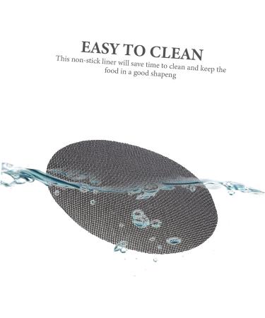 Zerodeko 4pcs Air Fryer Pad Air Fryers Airfryer Microwave Steamer Air Fryer Silicone Pad Washable Baking Mat Black 20.5X20.5X0.1CM - Buy Online on SooperMarket.com