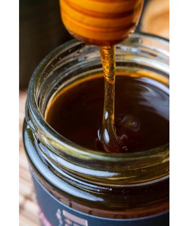 Honoor Yemeni Samar Honey | Natural Unfiltered Unheated Pure Honey 200 Grams | Unpasteurised Raw Honey Luxury Honey in a Glass Jar (1) - Buy Online on SooperMarket.com