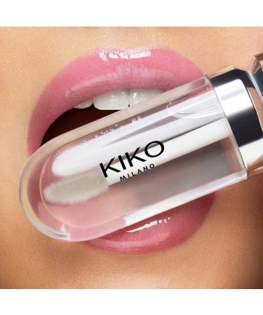 KIKO Milano 3D Hydra Lipgloss 01 | Softening lip gloss for a 3D look (Pack of 5) 01 Clear 6.5 ml (Pack of 5) - Buy Online on SooperMarket.com