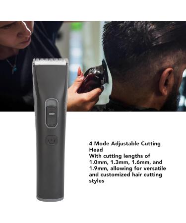 Dekaim Electric Hair Trimmer for Men Rechargeable 4 Modes 7000RPM Low Noise Cordless Hair Clipper with 2 Guide Combs (Black) - Buy Online on SooperMarket.com