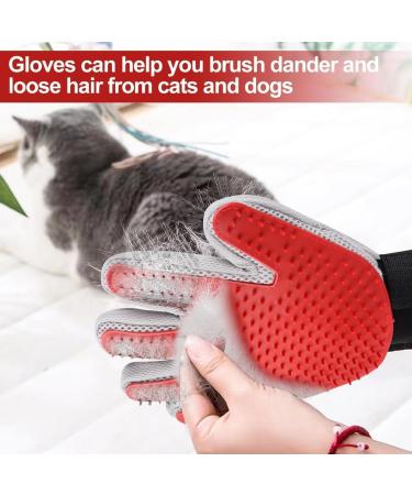 Buy Cat Gloves | Double-Sided Cat Brush & Pet Grooming Gloves for Short & Long Hair - International Shipping - Buy Online on SooperMarket.com