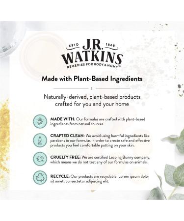 J.R. Watkins Lemon Cream Daily Moisturizing Lotion - 18 fl oz Pump Dispenser - Shea Butter, Cocoa Butter, Coconut Oil, Vitamin E - Hydrating Body Cream - Buy Online on SooperMarket.com
