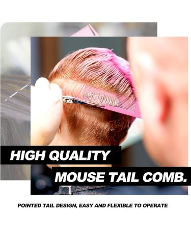 Qufiiry 3 Pcs Slick Back Hair Brush Set - Women's Teasing & Edges Brush for Salon Slicking - Pink - Buy Online on SooperMarket.com