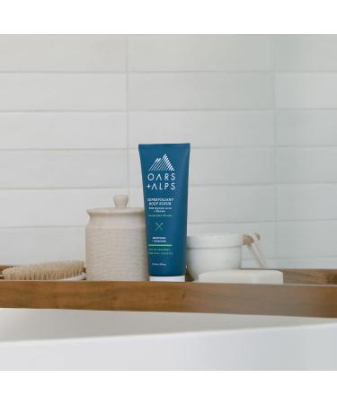 Oars + Alps Superfoliant Body Scrub - Dermatologist Tested Clean Ingredients Niacinamide & Coconut Oil - 8 Fl Oz | International Shipping Available - Buy Online on SooperMarket.com