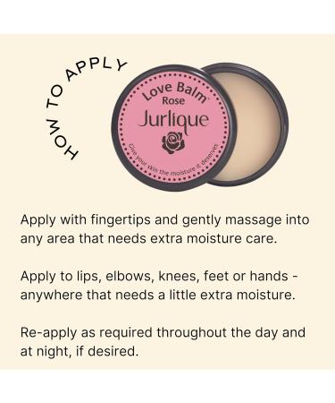 Jurlique - Rose Love Balm - Lips Cuticles & Dry Patches - Soothes Hydrates Provides Antioxidant Protection Protects Against Moisture Loss - Natural Ingredients - All Skin Types - 15ml - Buy Online on SooperMarket.com