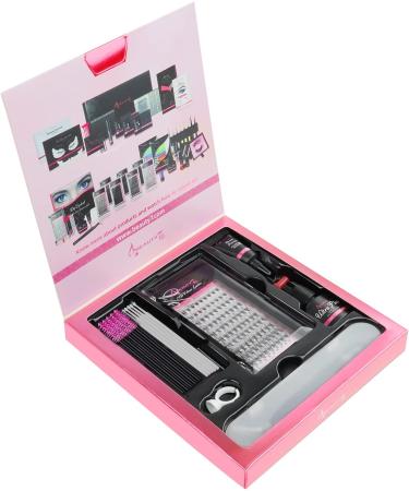DIY Lash Extension Kit 20D Faux Mink Cluster Lashes 0.05 Curl 8mm-15mm Eyelash Glue Remover and Tweezers - Buy Online on SooperMarket.com