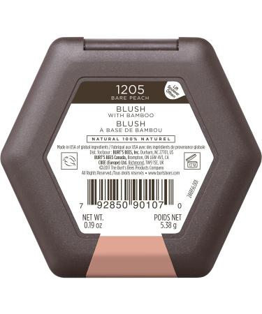 Burt's Bees 100% Natural Blush - Bare Peach (0.19 oz) | With Vitamin E - Buy Online on SooperMarket.com