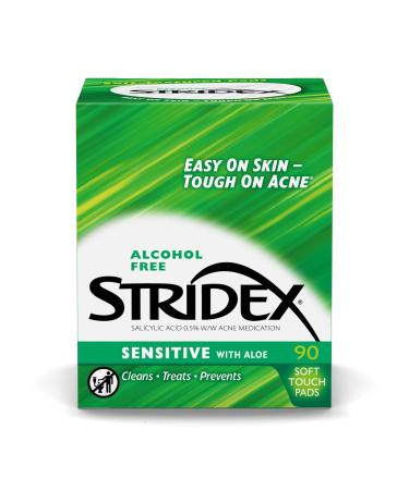Stridex Sensitive Acne Pads - 90-Count (Pack of 3) - Buy Online on SooperMarket.com
