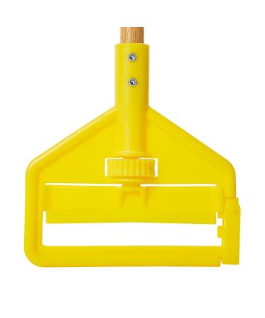 Rubbermaid Commercial Wooden Wet Mop Holder Handle Stick 60 Inch - Industrial Grade Heavy Duty Floor Cleaning (FGH116000000) - Buy Online on SooperMarket.com