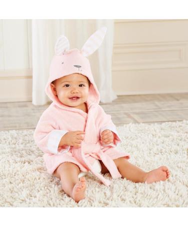 CuteOn Unisex Baby Kids Cartoon Animal Flannel Hooded Bathrobe Pajamas - 110 Rabbit - Soft & Cozy Nightwear for Children - Buy Online on SooperMarket.com