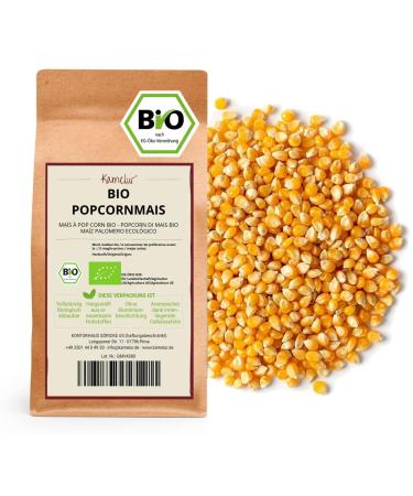 Kamelur 2kg organic popcorn corn without additives - organic puffma for homemade popcorn - popcornmais organic in biodegradable packaging