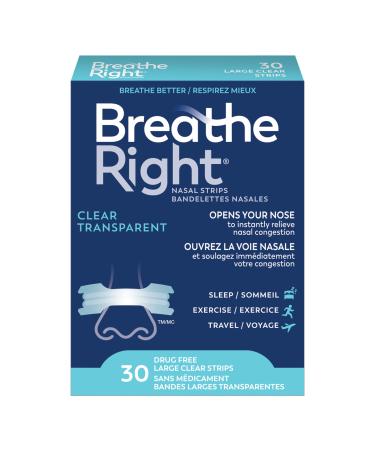 Breathe Right Clear Large 30ct Medication