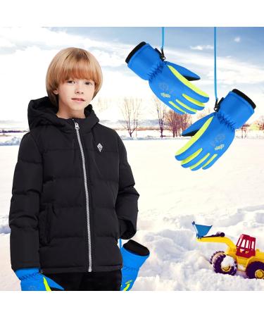 TBOONOR Winter Gloves for Kids | Warm Waterproof & Windproof Skiing Gloves for Boys & Girls (Ages 6-8) - Ideal for Outdoor Sports - Buy Online on SooperMarket.com
