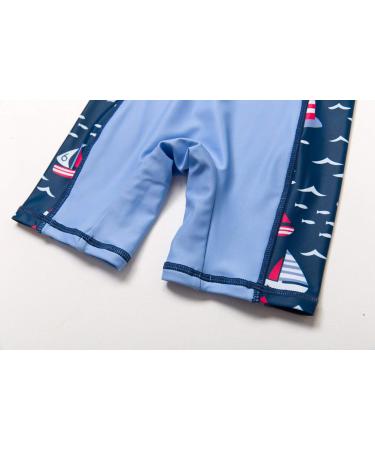 BONVERANO Baby Boys Swimsuit | Toddler Bathing Suit 2-3 Years | UPF 50+ Sun Protection | Long Sleeve One Piece Swimwear - Buy Online on SooperMarket.com