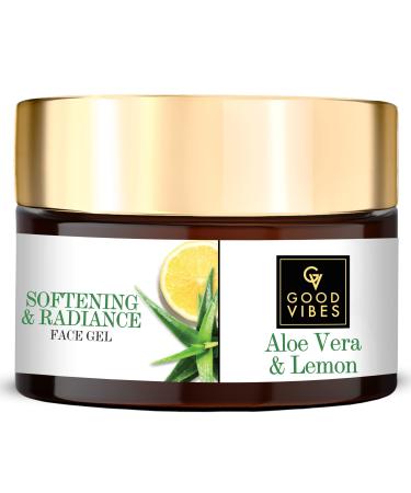 Good Vibes Plus Aloe Vera and Lemon Softening and Radiance Gel - 50 g - Removes Blackheads and Helps Illuminating Skin
