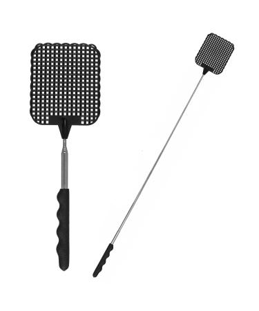 Fly swatter Direct-Hit-72 - extendable & extra long telescopic fly swatter - color black