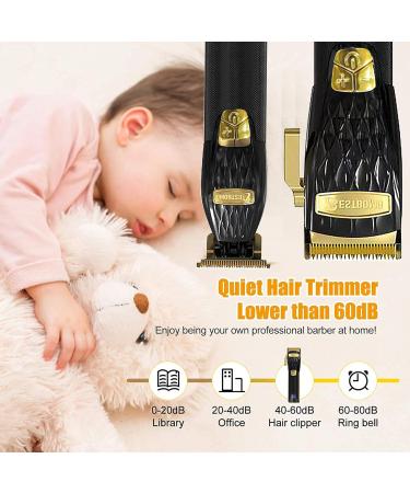 BESTBOMG Hair Clippers Men Professional Beard Trimmer with Rechargeable Base 5 Speed Cordless Electric Grooming Kits 6000RPM with LED Display and 2500mAh/2000mAh Built-in Battery - Buy Online on SooperMarket.com