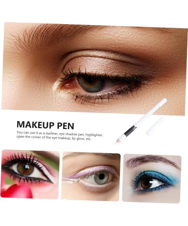 HAPINARY 48 Pcs Eyeliner Pencil Sweat Resistant Liquid Eyeliner Liquid Eyeshadow White Marker Pen Wooden Pole - Buy Online on SooperMarket.com