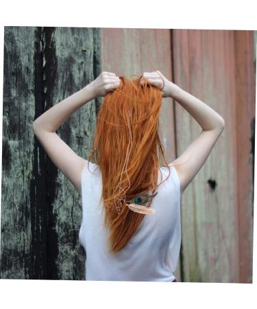 WOFASHPURET Feather Barrette Halloween Headpiece Halloween Tiara Tassel Headpiece Beach Headpiece Hair Bands for Women's Hair Womens Barrettes for Hair Head Hair Extension Hair Jewelry Wig - Buy Online on SooperMarket.com