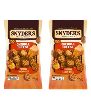 Snyder's of Hanover Pretzel Sandwiches - Cheddar Cheese - 8 oz - 2 Pack