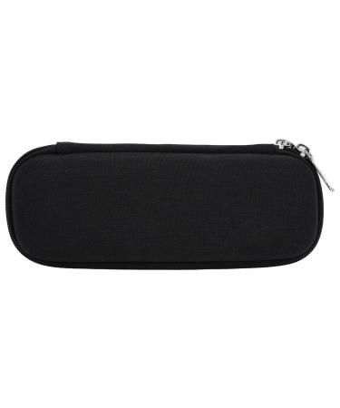 Insulin Cooler Simple Portable Multi Layer Zipper Design Insulin Pen Medicine Diabetes Supplies Travel Refrigerator Bag(Black)