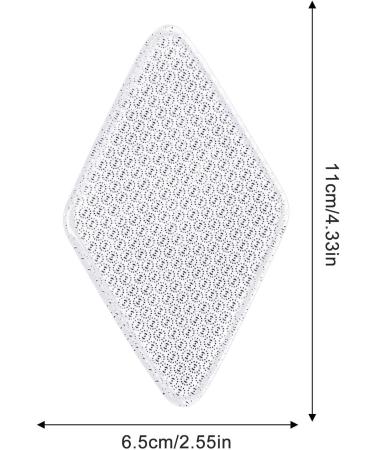 Geteawily Glass Callus Remover | Manual Transparent Foot File Portable Foot Care Tools User-Friendly Callus Shaver for Wet & Dry Skin Diamond - Buy Online on SooperMarket.com