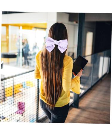 Angoily Bow Hairpin Back of Head D568 Purple Fabric (cotton) Grace - Buy Online on SooperMarket.com